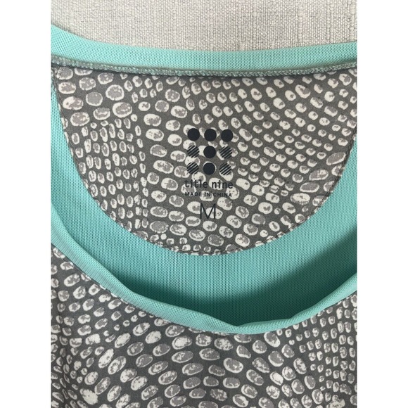 Title Nine Womens Nimblene Dress Size Medium Pebble Gray Blue Adjustable Waist - Picture 8 of 14